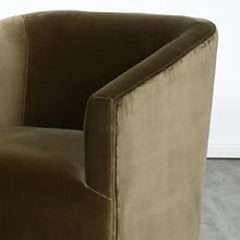 Gabby Velvet Swivel Tub Chair